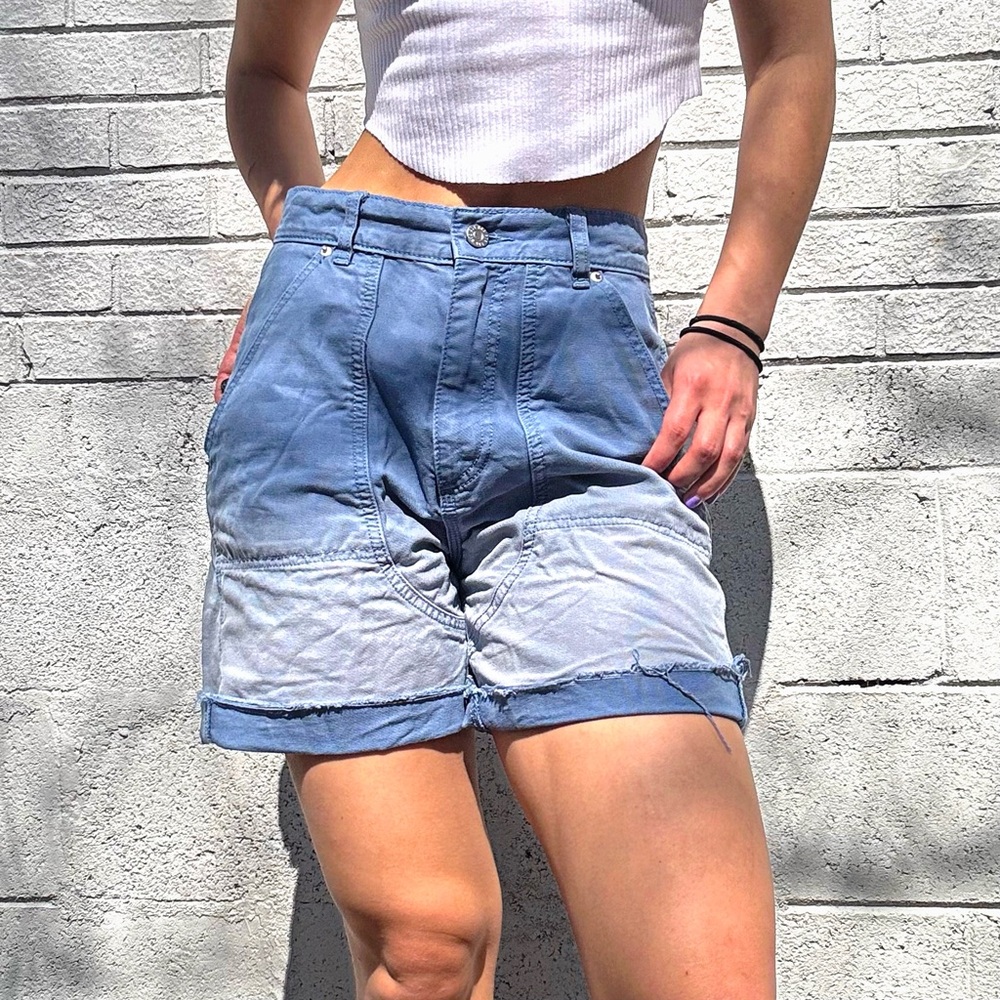 BDG Urban Outfitters Two Tone Denim Shorts